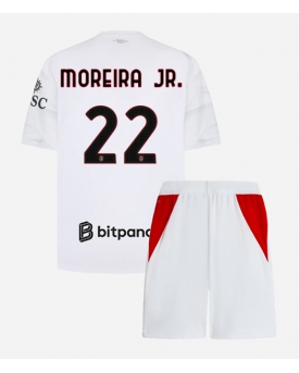 AC Milan Diego Moreira #22 Maglia Gara Trasferta Repliche 2026-27 Bambino Maniche Corte